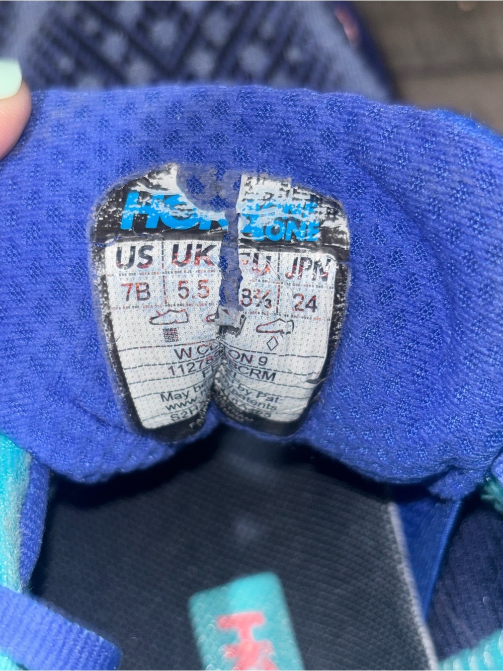 Hoka One One Clifton 9 running shoes WOMENS SZ 7 - Picture 14 of 14
